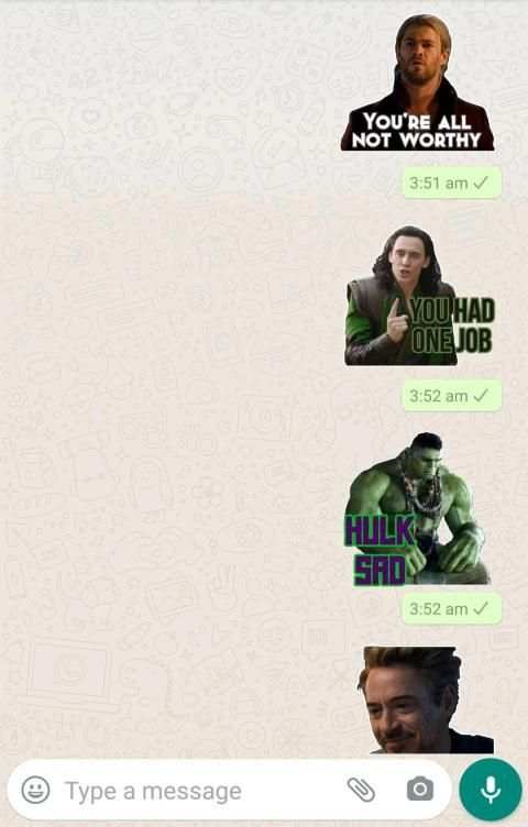 Avengers WA Stickers screenshot 2