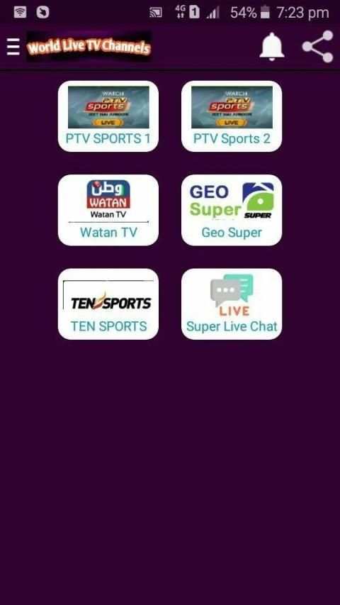 World TV Live स्क्रीनशॉट 2