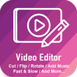 Video Editor - Cut Flip Rotate Edit and more आइकन