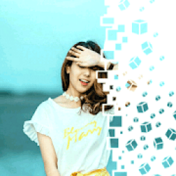 ikon Pixel effect - Shattering photo editor