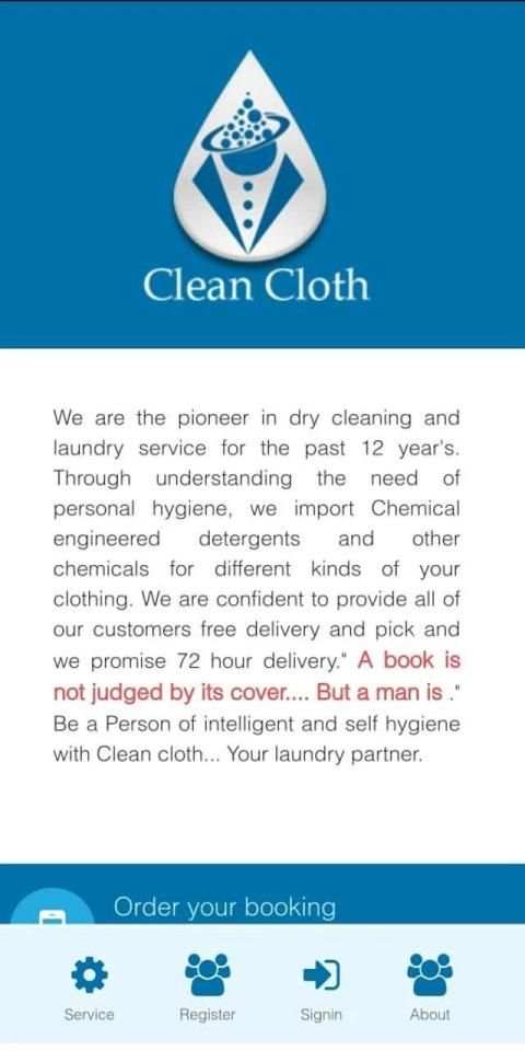 CLEAN CLOTH स्क्रीनशॉट 2
