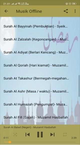 Surat Pendek Al Quran Merdu Offline screenshot 2