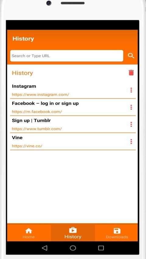 Video Downloader With Browser स्क्रीनशॉट 1