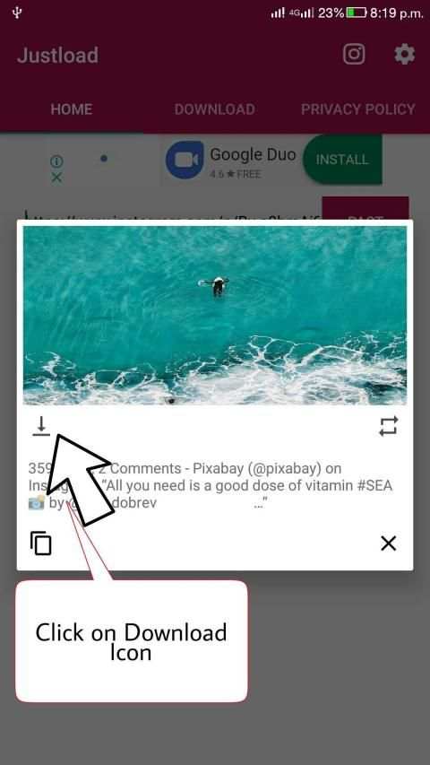 Video Downloader for Instagram - Justload for Inst screenshot 3