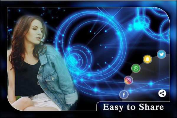Neon Photo Frame screenshot 1