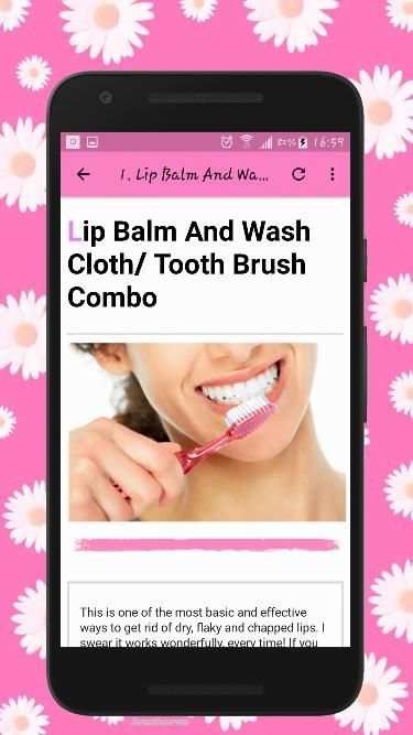 How To Get Soft Pink Lips Naturally - Lip Care स्क्रीनशॉट 3