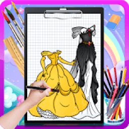 ikon Learn to Draw Dresses