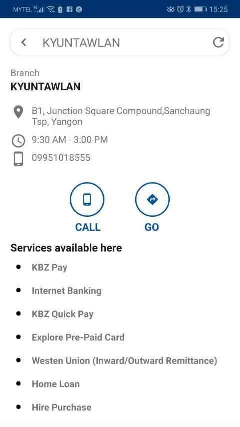 KBZConnect screenshot 2