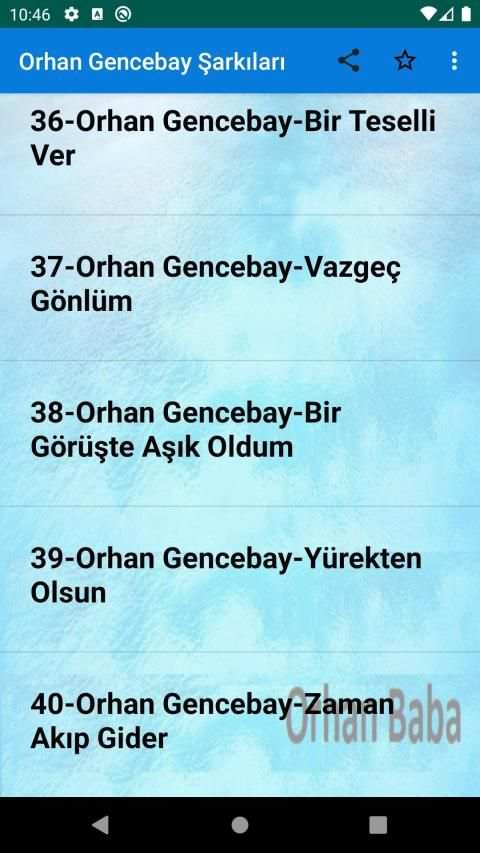 Orhan Gencebay Şarkıları (internetsiz) screenshot 2