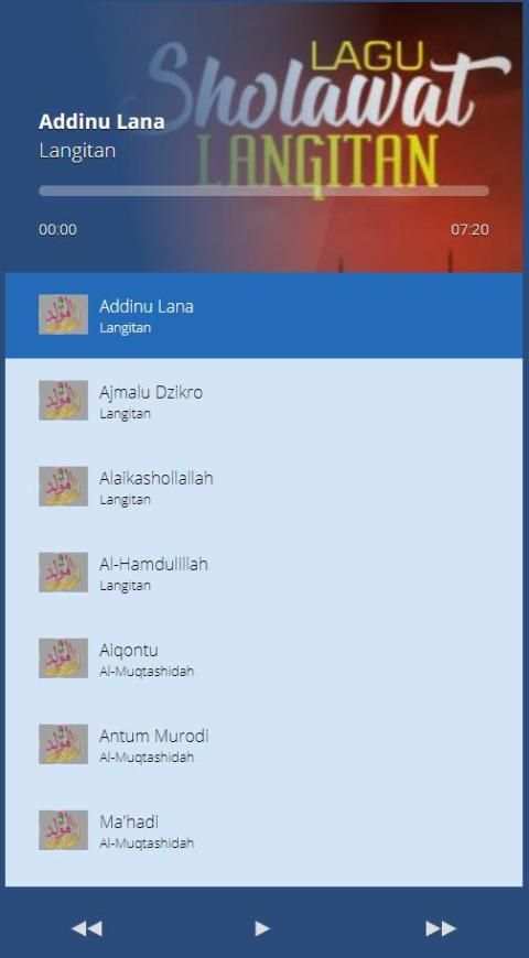 Lagu Sholawat Langitan offline screenshot 3