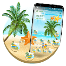 ikon Summer Beach Launcher Theme