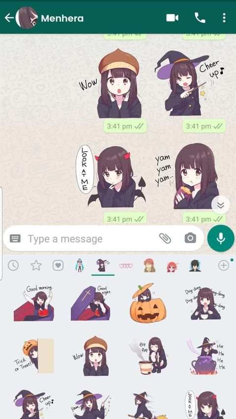 Anime Stickers (WAStickerApps) - Stickers Anime WA screenshot 1