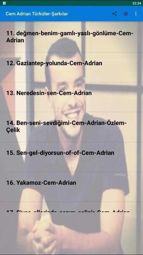Cem Adrian-Türküler-Şarkılar-Dinle-İnternetsiz स्क्रीनशॉट 4