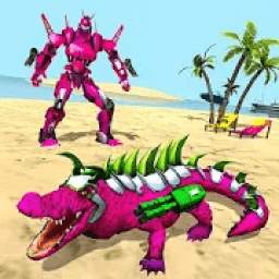 Real Robot Crocodile Simulator- Robot transform