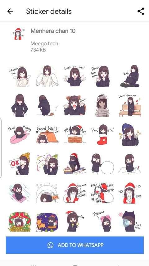 Anime Stickers (WAStickerApps) - Stickers Anime WA screenshot 5