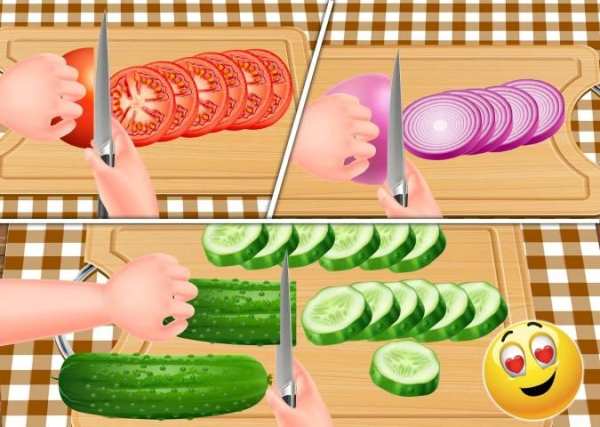 Perfect Burger Homemade Recipe - Girl Cooking Game screenshot 6