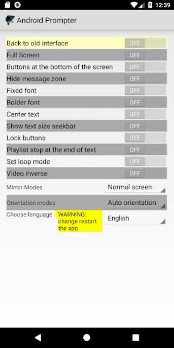 A Prompter for Android screenshot 10