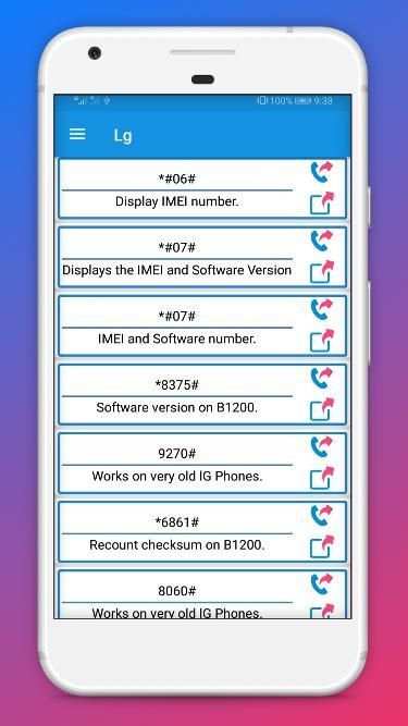 Secret Codes For All Mobiles 2020: Latest screenshot 2