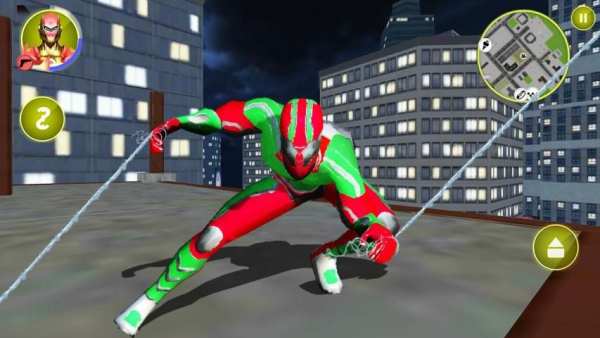 Super Iron Ninja Frog Ninja Rope Hero Vice Town screenshot 1