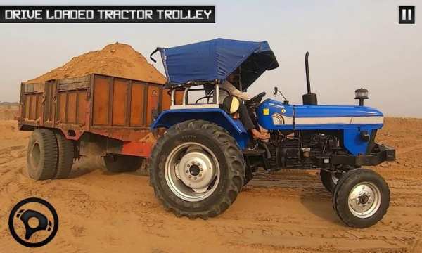 Tractor Trolley Cargo Farming Offroad Simulator screenshot 2