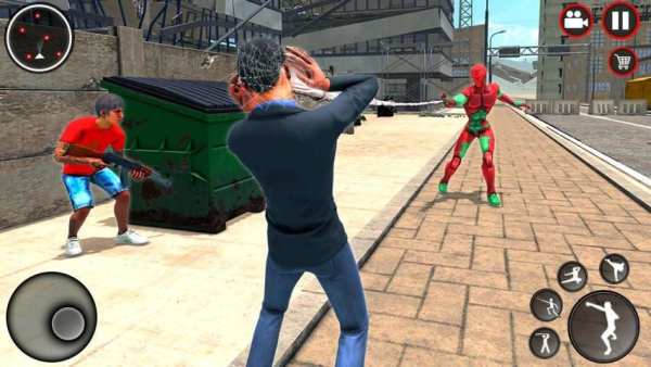 Mutant Spider Rope Hero : Flying Robot Hro Game स्क्रीनशॉट 11