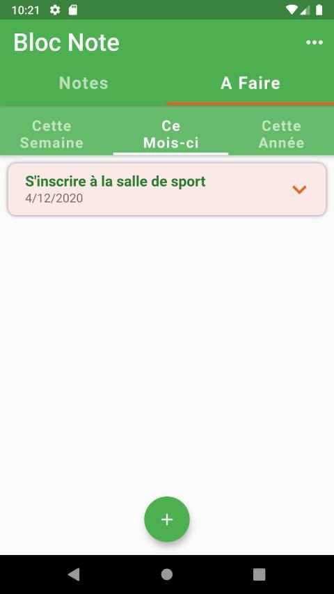 Bloc Note screenshot 2