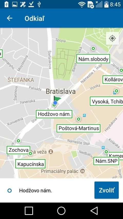 Cestovné poriadky CP screenshot 6