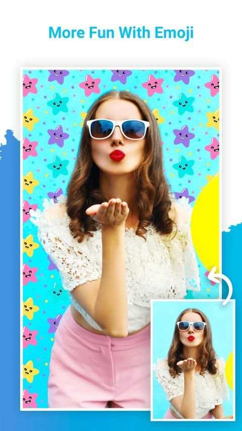 Emoji Photo editor - Auto emoji background changer screenshot 1