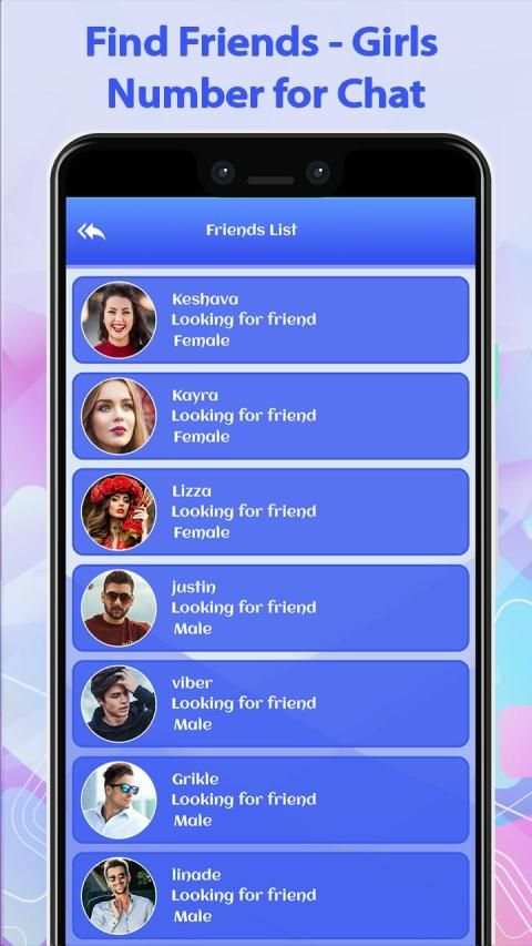 Find Friends-Girls Number For Chat screenshot 2