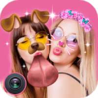 Live Face Sticker – Sweet Filter with Live Camera on 9Apps