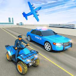 US Police Car Limo Transport Game: Car Transporter