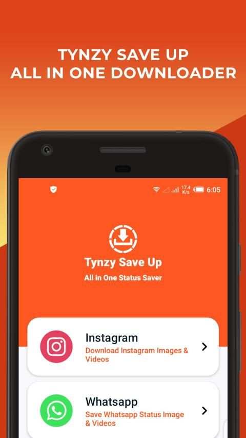 Tynzy Save Up - All in One Status Saver Downloader स्क्रीनशॉट 7