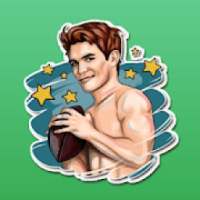 Riverdale en WhatsApp, WastickerApps Stickers logo