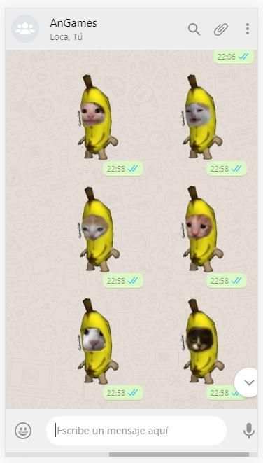 * Gato Banana Stickers WAStickerApps screenshot 6