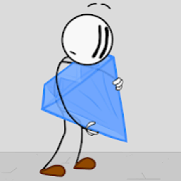 Stealing the diamond, a stickman adventure icon
