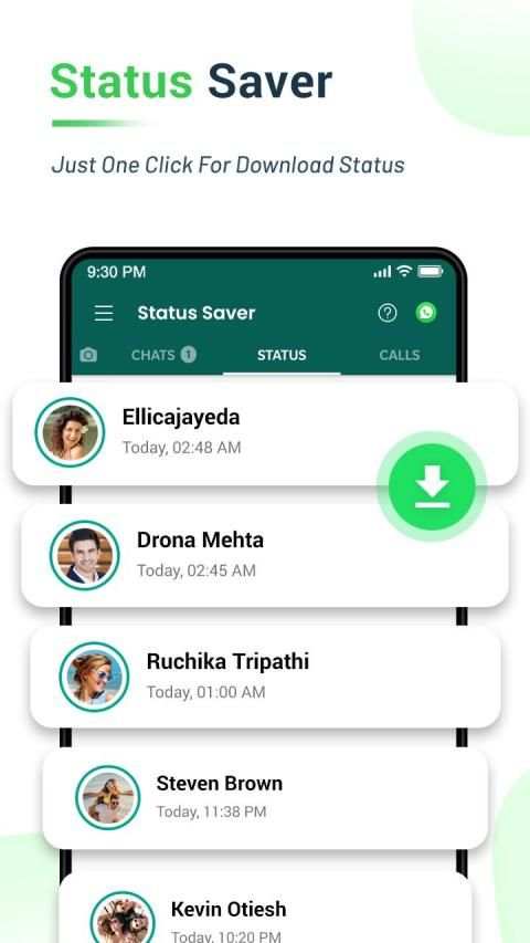 Status Saver - Downloader for Whatsapp स्क्रीनशॉट 2
