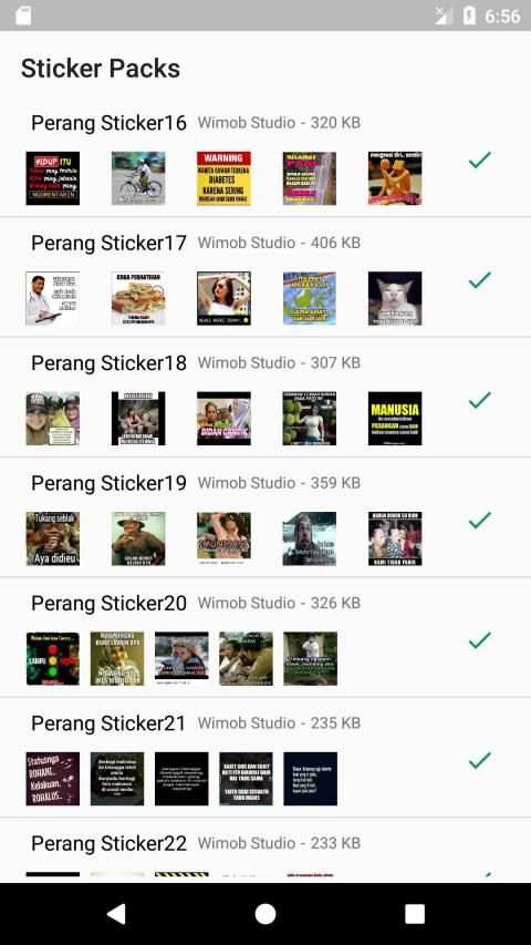 1000+ Perang Sticker Meme Lucu WAStickerApps screenshot 4