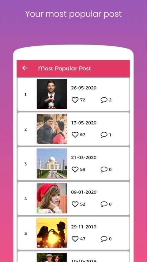 Inst Analyze-Get Follower,block list for Instagram screenshot 1