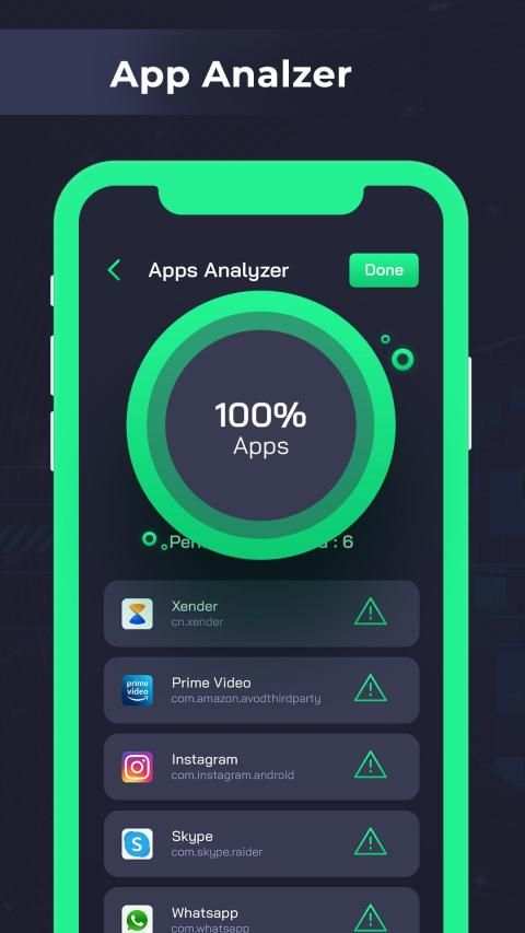 Cyber Tor Find Hidden Apps, Spy Apps & Malware screenshot 2