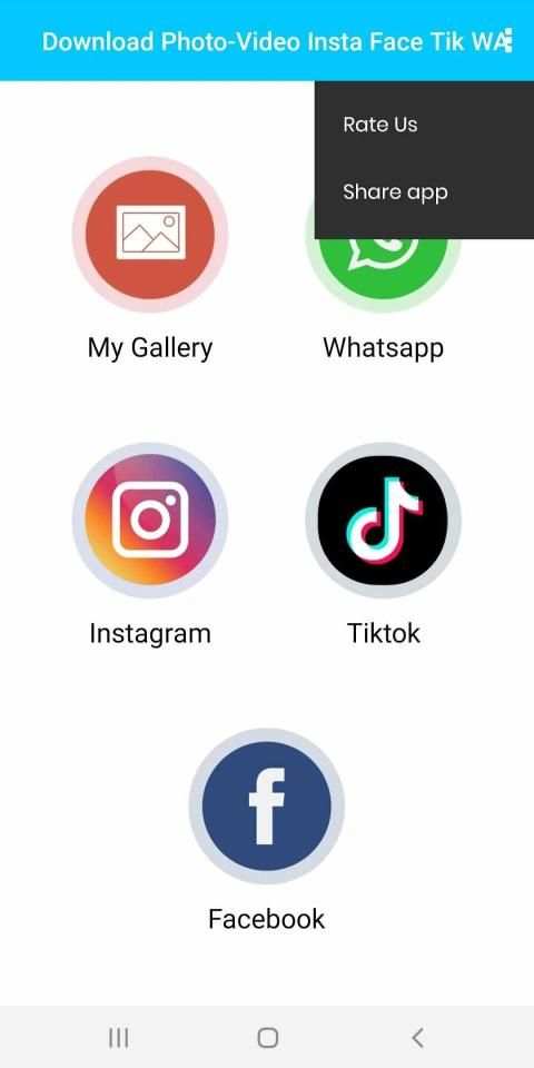 Download Photo-Video Tiktok, Facebook Insta, WA screenshot 1