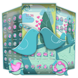 Love Birds Theme Launcher आइकन