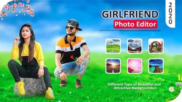 Girlfriend Photo Editor : Girlfriend Photo Frame स्क्रीनशॉट 4