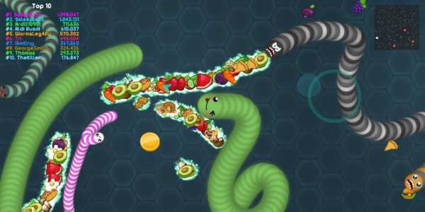 Worms Planet - Worm Snake Zone 2020 स्क्रीनशॉट 4