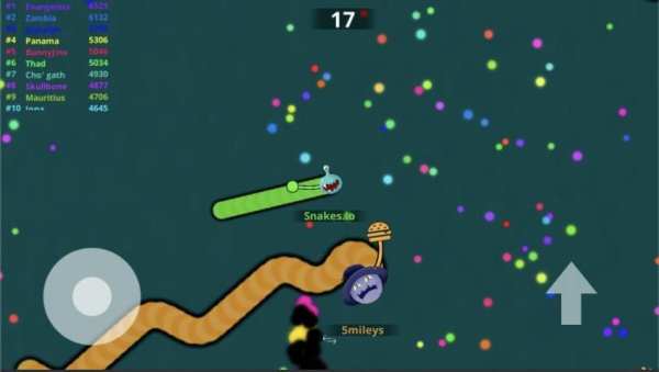 Snake.io - Angry Snake स्क्रीनशॉट 1