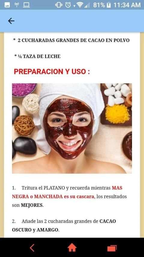 Recetas Y Secretos de Belleza Caseros screenshot 3