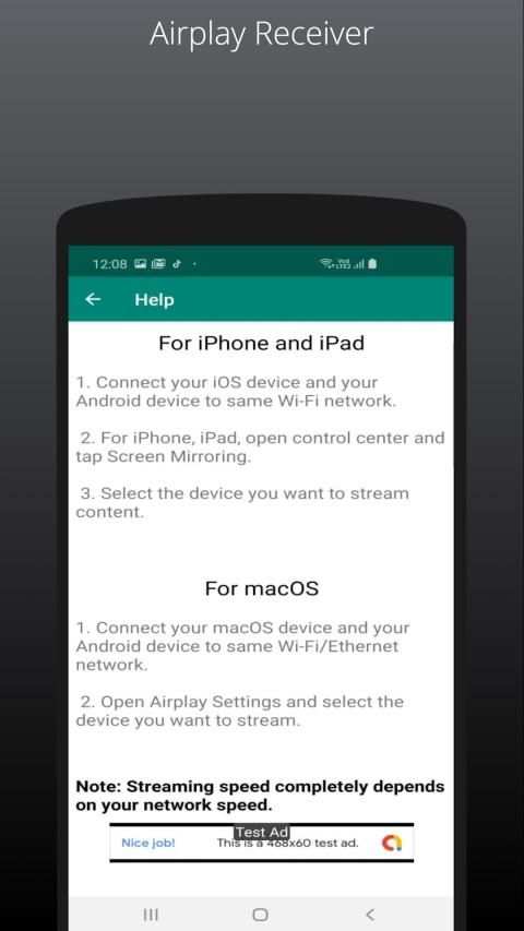 Airplay Receiver स्क्रीनशॉट 1