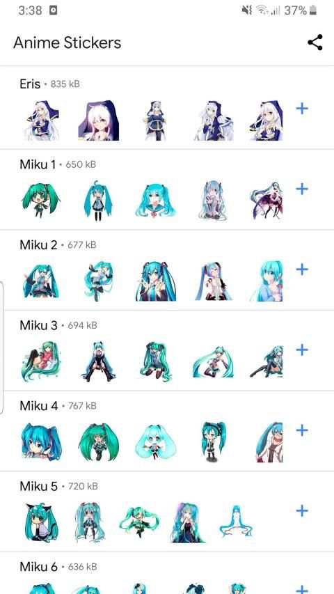 Anime Stickers (WAStickerApps) - Stickers Anime WA screenshot 8