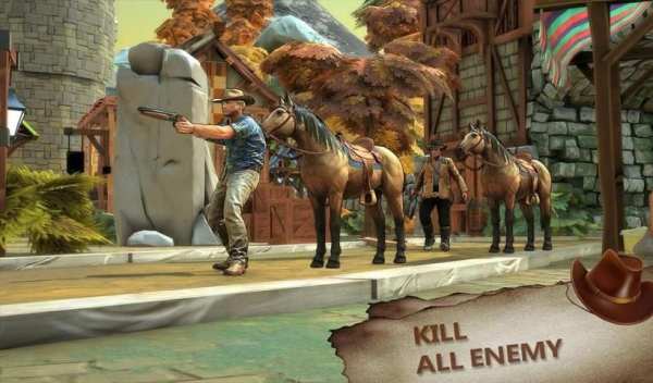 West Cowboy Gunfighter Game : Free Shooting Game screenshot 1