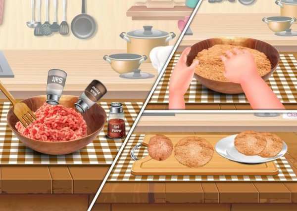 Perfect Burger Homemade Recipe - Girl Cooking Game screenshot 4