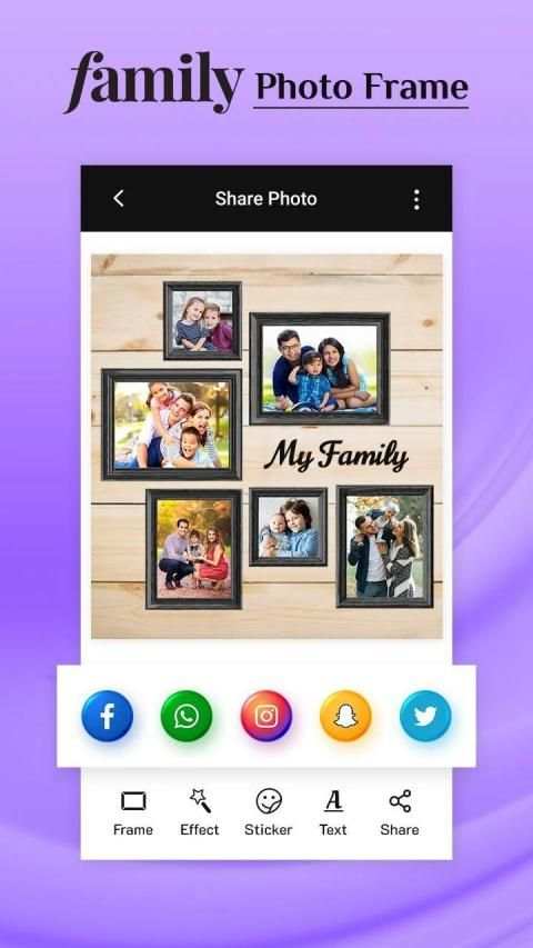 Photo Frame - Family Photo Frame स्क्रीनशॉट 1